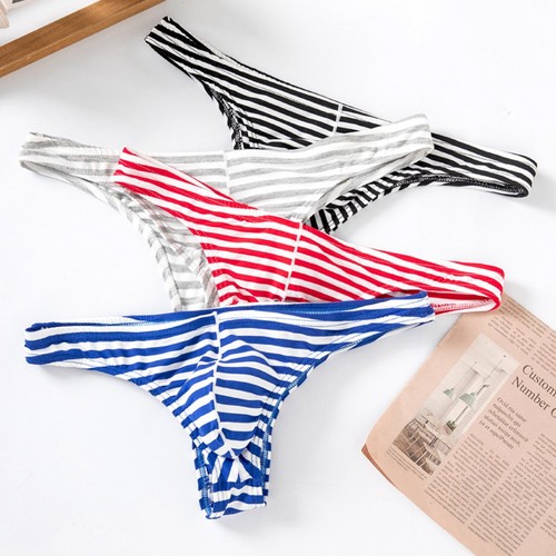 Slip rayé pour homme - , avec