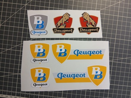 Autocollant peugeot - autocollant, bb