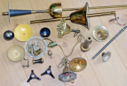 Vintage lot pieces lampe - lot,