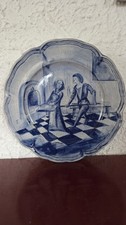 Paire d’assiettes murales