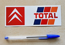 ORIGINAL CITROEN sticker prefers TOTAL AX CX BX 2CV LNA VISA GS DS glass 82