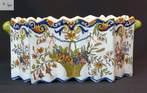 1850 desvres rouen faïence - n2,