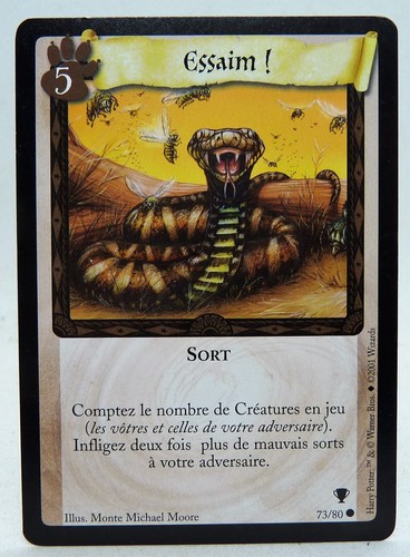 Carte tcg harry potter essaim - tcg,