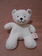 Noukie's 21cm White Bear Plush Blanket Sponge Material
