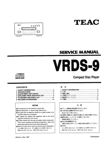 Service manuel instructions - service,