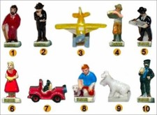 2011-2012 LES AVENTURES DE TINTIN II JEEP HYDRAVION FEVE PORCELAINE 3D au choix