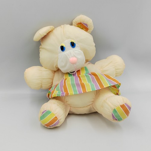 Peluche puffalump ours orange - peluche,