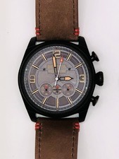 Invicta Chronograph Aviator Men’s Watch 51mm Black Date 22988 Leather~NOS~New?✅