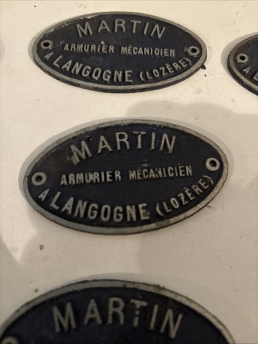 Ancienne plaque armurier - ancienne,