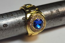 Neuf Or Ton Homme Bague Avec