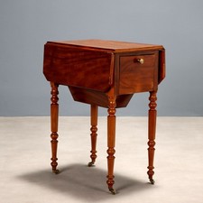 Table Ancienne Acajou Paire de