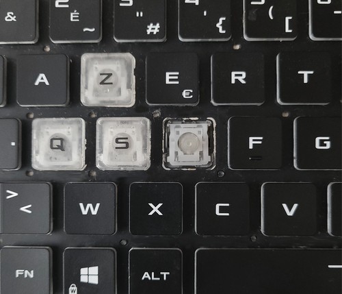 Touche clavier français - touche,