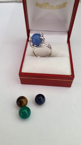 Belle bague argent massif avec - massif,
