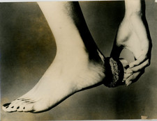 Foot Care Vintage Silver Print Silver Print 18x24 Circa 1960