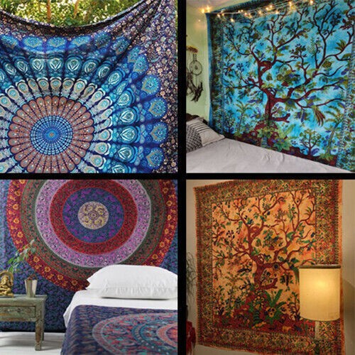 Tapisserie indienne hippie - tapisserie,