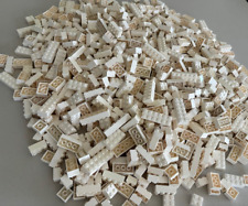 SHIPS FREE!! LEGO LOT OF 60 WHITE 2x2 2x3 2x4 2x6 etc BIG BRICK PARTS 2456 3001