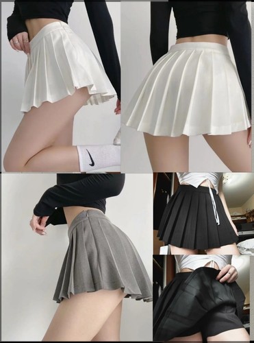 Mini jupe sexy plissé short - mini,