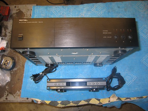 Rotel channel amplifier - channel,