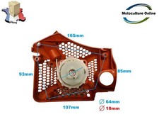 Lanceur démarreur pour tronçonneuse Fuxtec Varan Silex Timberpro  62cc CS 6150 