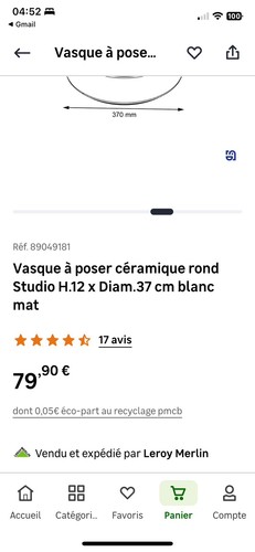 Vasque poser céramique - vasque,