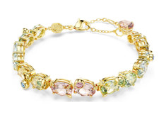 SWAROVSKI Gema Tennis bracelet Mixed cuts, Multicolored tone plated