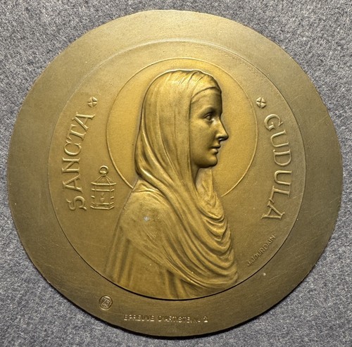 Médaille belge sainte gudule - médaille,