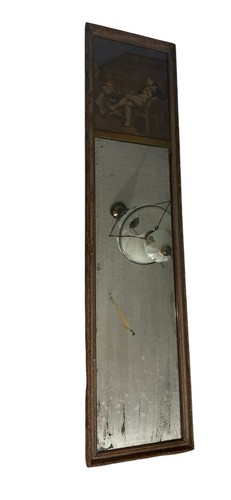 Vintage carved trumeau mirror - vintage,