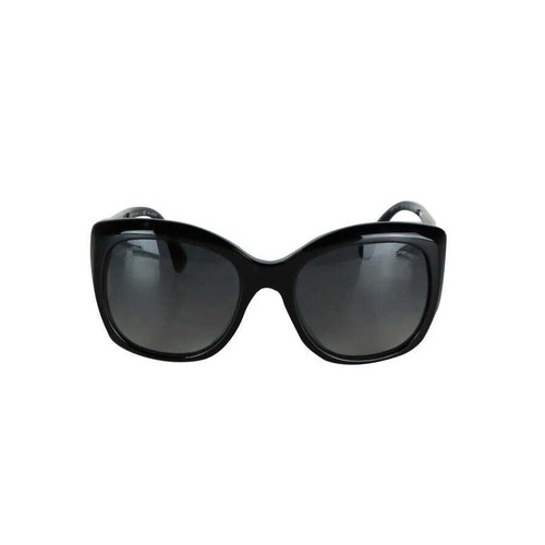 Chanel tweed logo sunglasses - logo,