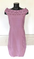 NEUVE, Elégante Robe ZAPA, en Soie, lilas, T 38