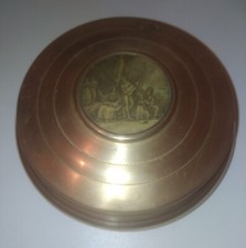 boite en cuivre décorée fin