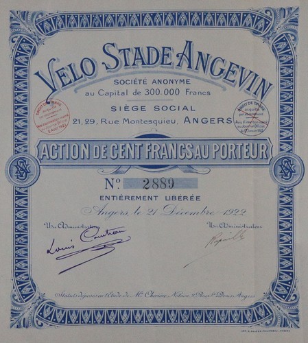 Action 1922 vélo - 1922,