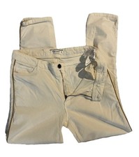 JEAN ECRU VELOURS DE LA MARQUE