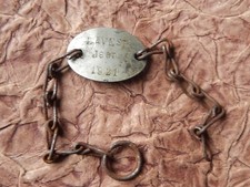 BRACELET IDENTITE MILITAIRE