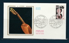 enveloppe 1er jour  musique violon la lutherie  75  Paris  88 Mirecourt   1979