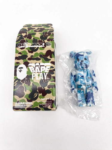 Bearbrick bape play blue camo - play,