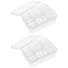  Boîte d'élevage de reptiles 2 pcs 16 trous de reptiles d'incubateur d'œufs