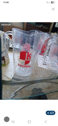 Lot pichet kronenbourg - lot,