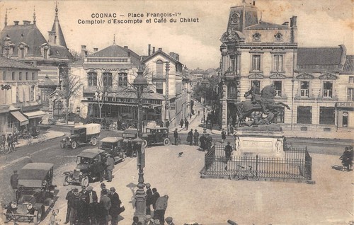 Old postcard cognac - postcard,