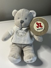 Nicotoy Small Grey Teddy Belgium Toy Airport Souvenir Original Tags Rare Discont