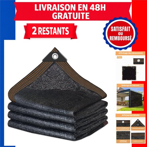 Filet ombrage noir 2x4m - filet,