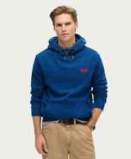 Superdry Hoodie Overhead Long Sleeve Pullover Essential Logo Hoody Pilot Blue