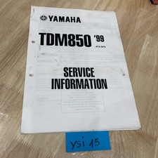 Yamaha TDM850 1999 service information technique manuel technique TDM 850