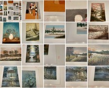 Lot De 10 Lithographies