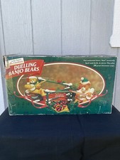 Mr. Christmas Duelling Banjo Bears Musical Animated 20 Songs Works