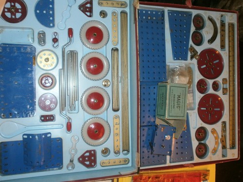 Boites meccano anciennes avec - meccano, anciennes,