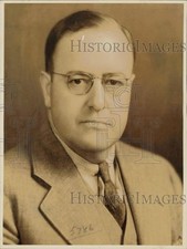 1936 Press Photo Fishing industry insurance agent Charles Pollock - lra82134