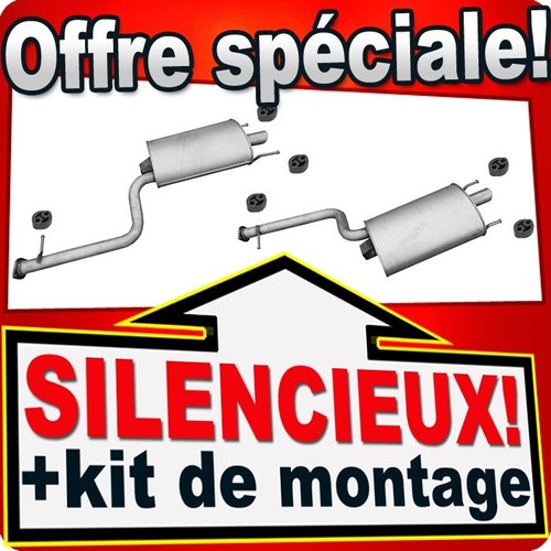 Silencieux arriere pour - 2x,