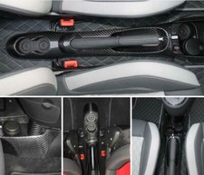 For Fiat 500 595 Abarth 2016+ Carbon Fiber Center Console Tinnel (EU Model)