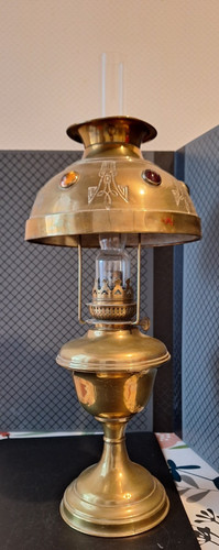 Ancienne lampe pétrole - lampe, en