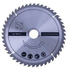 Lame de scie circulaire 216 mm 60t pour scie a onglet a bois Scheppach hm216